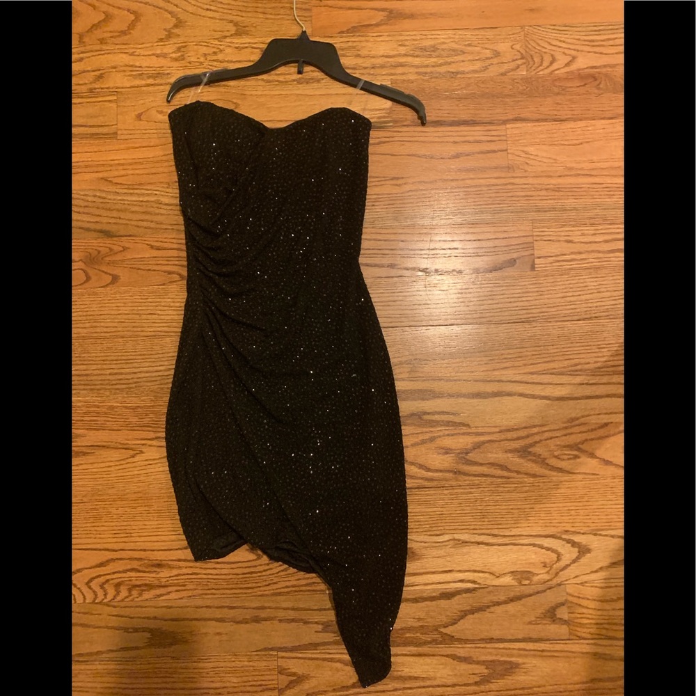 Asymmetrical Sequin Dress